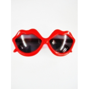 Red Lip Shaped Glasses - Novelty Glasses